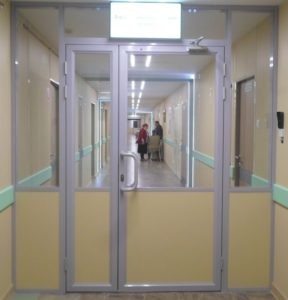 Противопожарная перегородка с двойным стеклом / серия FRM5390